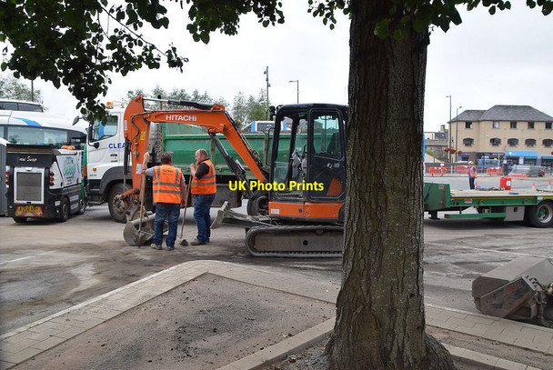 Photo 6"x4" Ground works, Omagh Bus Depot Omagh c2020