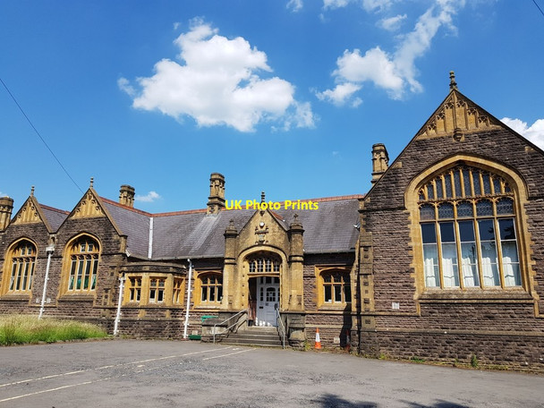 Photo 6"x4" Drama Centre - former King Henry VIII school Abergavenny\/Y Fenni c2020