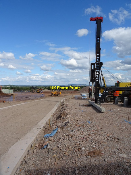 Photo 6"x4" Construction work on Malvern Rise - 3 August Great Malvern c2020