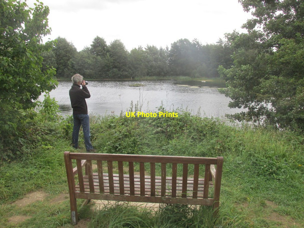 Photo 6"x4" Gravel pit at North Cave Wetlands Hotham c2020