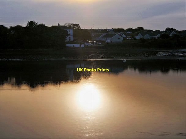 Photo 6"x4" Sunset over Walney Barrow-In-Furness c2020