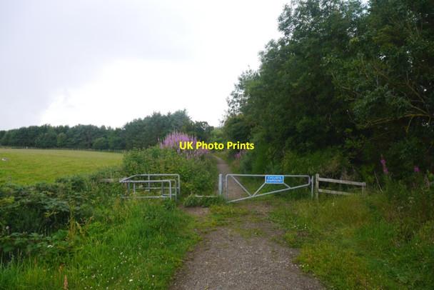 Photo 6"x4" Annoying barrier on the Formartine and Buchan Way Lonmay c2020