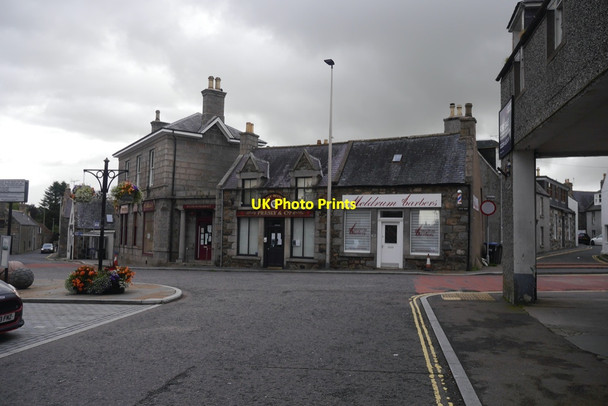 Photo 6"x4" Town centre, Oldmeldrum Oldmeldrum c2020