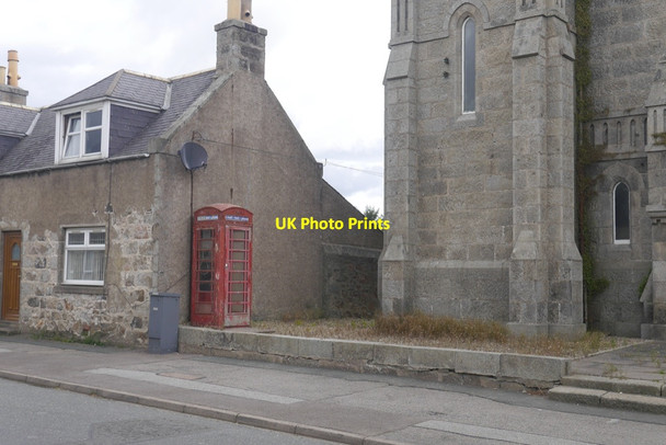 Photo 6"x4" Telephone box, Main Street New Deer New Deer c2020