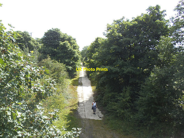 Photo 6"x4" Former railway below Santingley Lane Crofton\/SE3817 c2020
