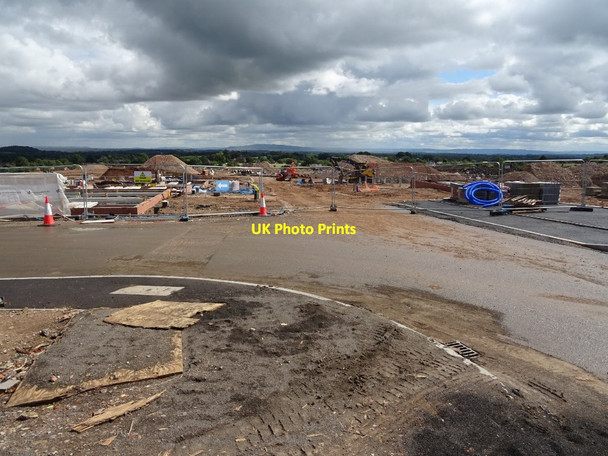 Photo 6"x4" Construction work on Malvern Rise - 23 August Great Malvern c2020