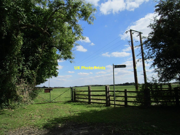 Photo 6"x4" The beginning of a bridleway to Apethorpe Yarwell c2020