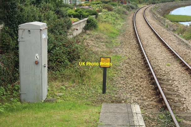 Photo 6"x4" Track side detail at Glan Conwy Bryn-rhys c2020