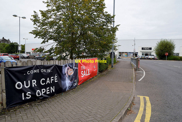 Photo 6"x4" Banner for M&S cafe, Omagh Omagh c2020