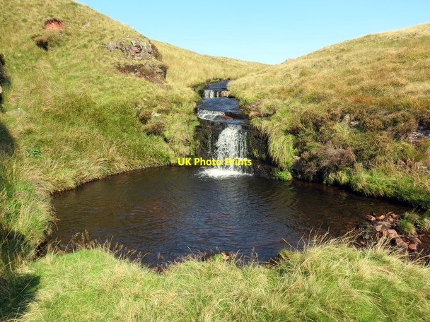 Photo 6"x4" Sgwt ar Afon Giedd \/ Waterfall on the Afon Giedd Carnau Gwys c2020