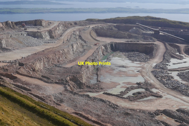 Photo 6"x4" Glensanda quarry Glensanda c2020