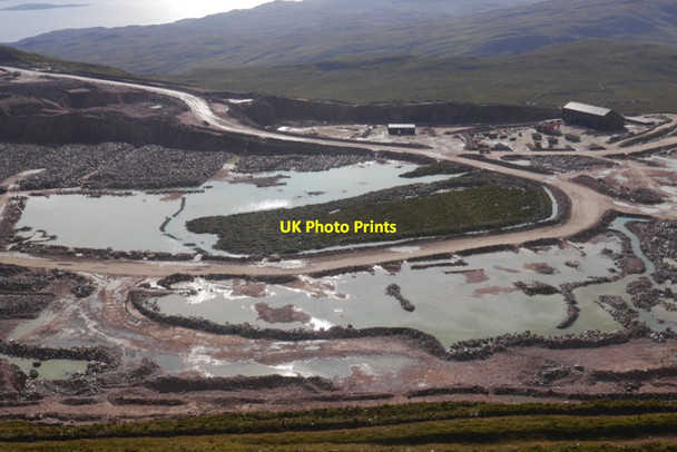 Photo 6"x4" Glensanda quarry Glensanda c2020 P1