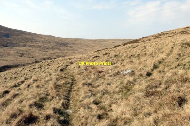 Photo 6"x4" Llwybr ceffyl i Landdeusant \/ Bridleway to Llanddeusant Esgair Ddu\/SN7820 c2021