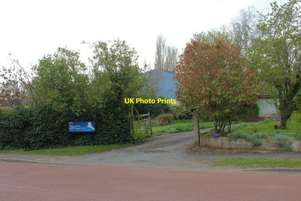 Photo 6"x4" Entrance to RSPB's Hope Farm, Knapwell Knapwell c2021