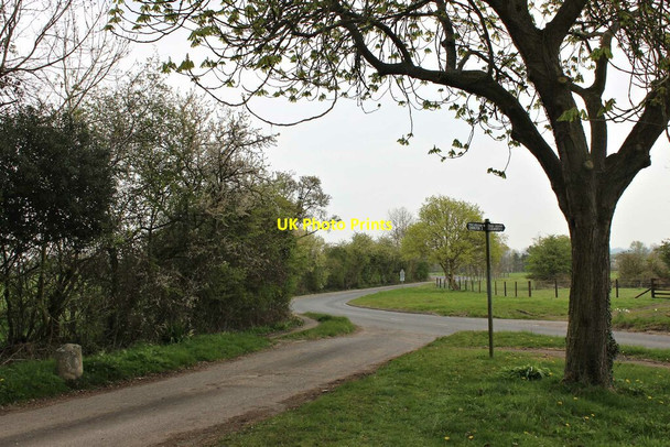 Photo 6"x4" The road north out of Boxworth Boxworth c2021