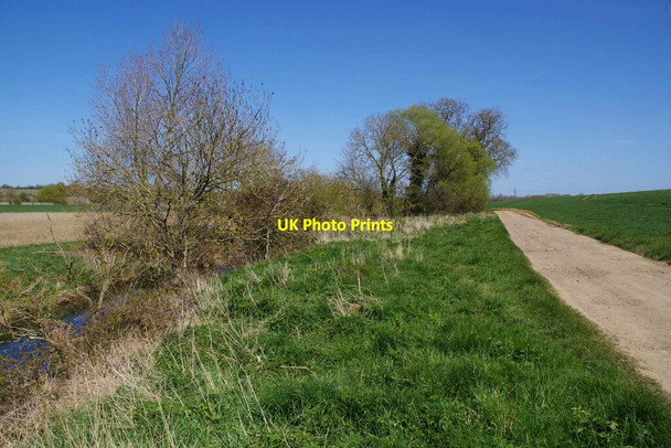Photo 6"x4" Stour, Border & Bridleway Hickford Hill c2021