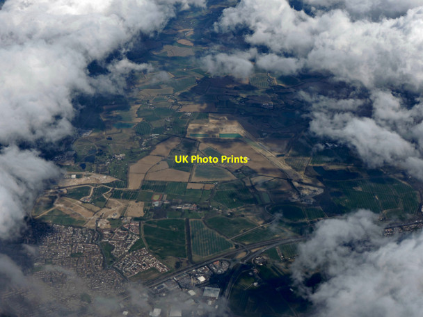 Photo 6"x4" Former RAF Boreham from the air Boreham\/TL7509 c2015