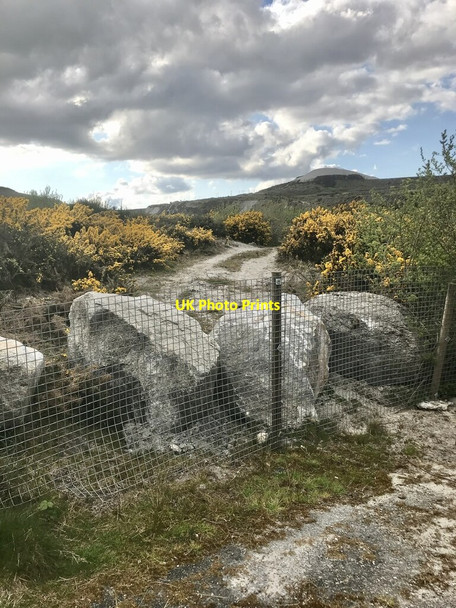 Photo 6"x4" Old quarry track Greensplat c2021