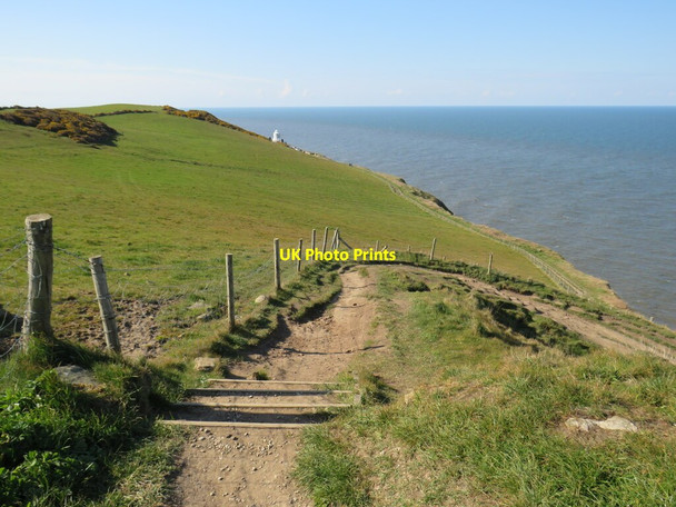 Photo 6"x4" Cleveland Way near Whitby High Hawsker c2021