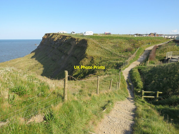 Photo 6"x4" Coastal path near Whitby Whitby\/NZ8910 c2021