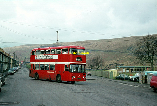 Photo 6"x4" Western Welsh bus at North Terrace, Maerdy \u00e2\u0080\u0093 1974 Rhondda c1975