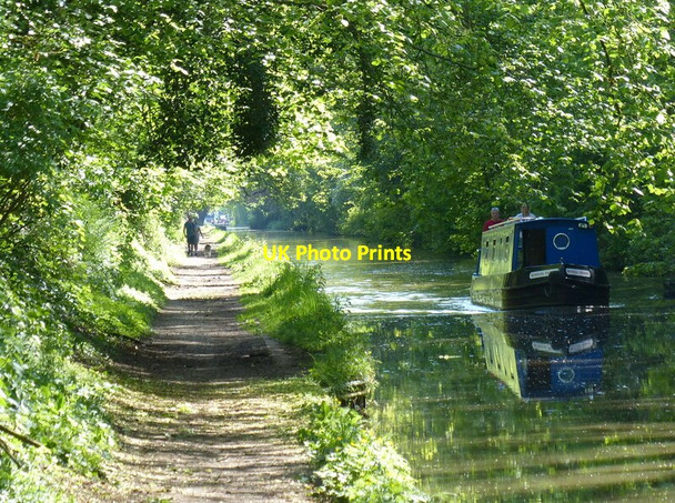 Photo 6"x4" Narrowboat on the Worcester and Birmingham Canal Hopwood\/SP0274 c2021 P1