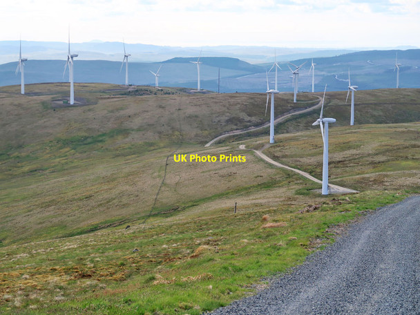 Photo 6"x4" Wind turbines on Trostan Hill Trostan Hill\/NS6101 c2021