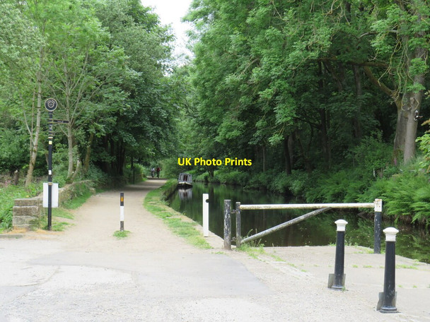 Photo 6"x4" Huddersfield Narrow Canal, Slaithwaite Hill Top\/SE0713 c2021 P1