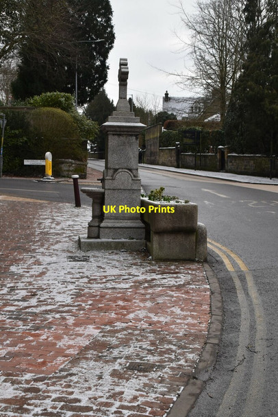 Photo 6"x4" Drinking Fountain and water trough Royal Tunbridge Wells c2021