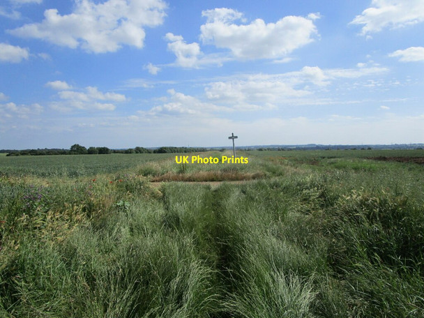 Photo 6"x4" The crossing of two bridleways near Ailsworth Upton\/TF1000 c2021