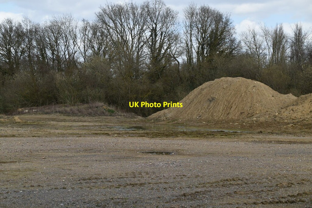 Photo 6"x4" Gravel workings Congelow c2021