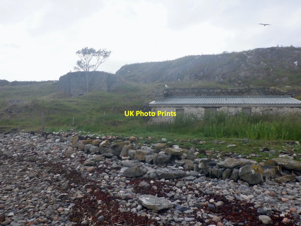 Photo 6"x4" Limestone quarry, Eilean nan Caorach Port Appin c2021