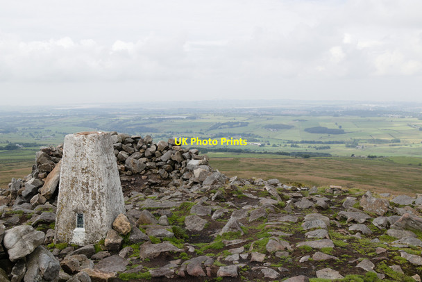 Photo 6"x4" Trig Pillar, Clougha Pike Hare Appletree c2021