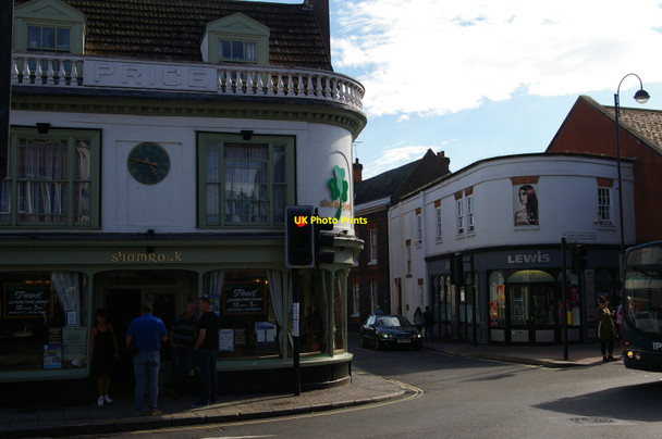 Photo 6"x4" Ipswich: Shamrock pub, corner of Tacket Street and Lower Brook Street Ipswich c2017