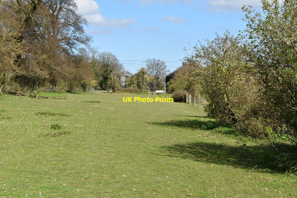 Photo 6"x4" White Cliffs Country Trail approaching Sutton Sutton\/TR3349 c2020