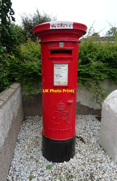Photo 6"x4" George VI postbox on Main Street, Coaltown of Wemyss Coaltown of Wemyss c2021