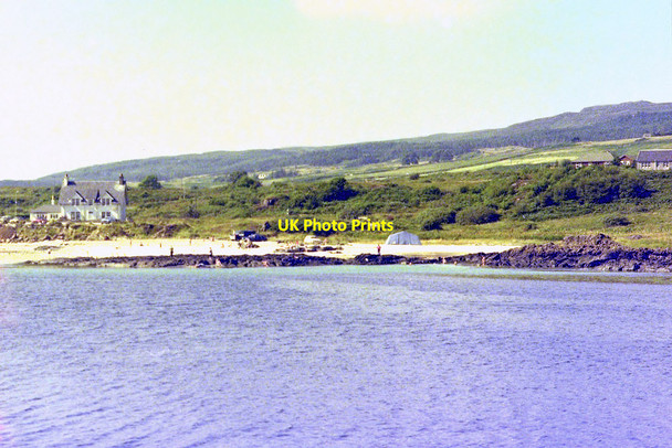 Photo 6"x4" Hotel and beach, Lochaline Lochaline \/ Loch \u00c0lainn c1976