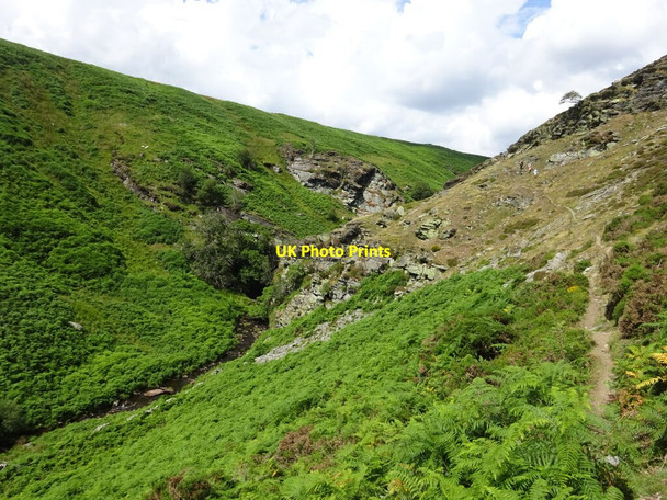 Photo 6"x4" Waterfalls on the early stages of the River Ceiriog Y Fawnen c2021