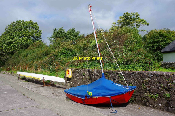 Photo 6"x4" Boat and canoe on dry land, near The Pier, Kenmare, Co. Kerry Kenmare c2018