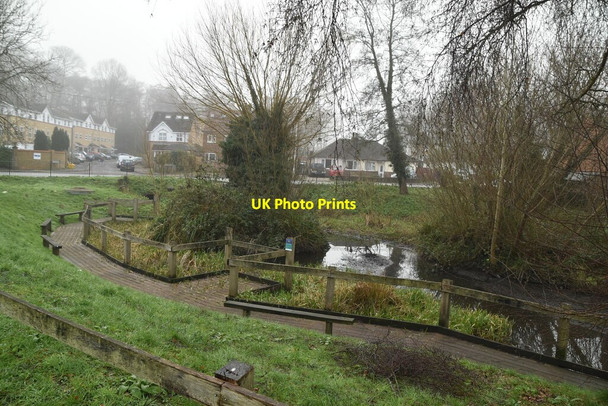 Photo 6"x4" Mill Lane Pond Sevenoaks c2021