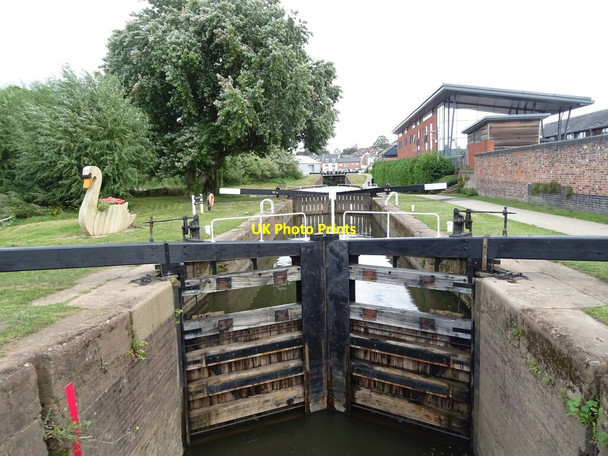 Photo 6"x4" Barge Lock no 1, Diglis Basin Worcester c2021