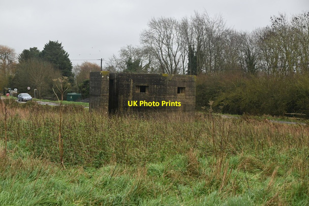 Photo 6"x4" Pillbox by Canal Appledore\/TQ9529 c2020
