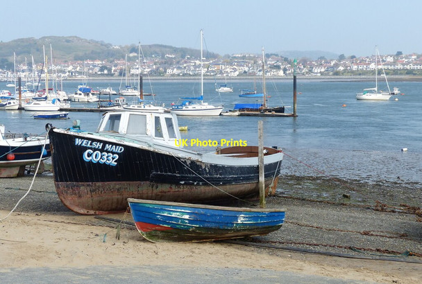 Photo 6"x4" Boats on the River Conwy Conwy c2019