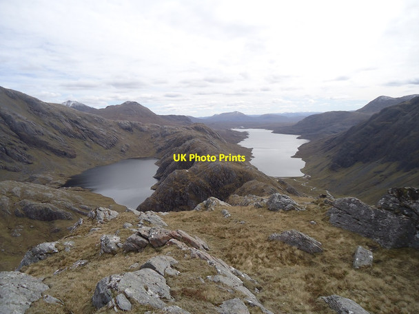 Photo 6"x4" Ridge of Beinn Tharsuinn Chaol Gorm Loch Beag\/NG9874 c2019
