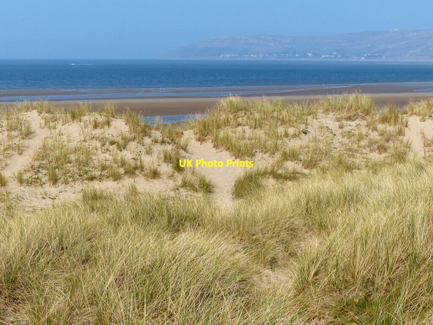 Photo 6"x4" Sand dunes along Conwy Sands Conwy c2019