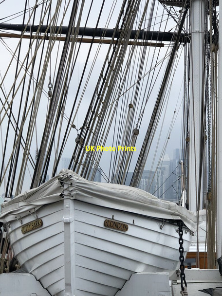 Photo 6"x4" Lifeboat, Cutty Sark Greenwich\/TQ3977 c2021