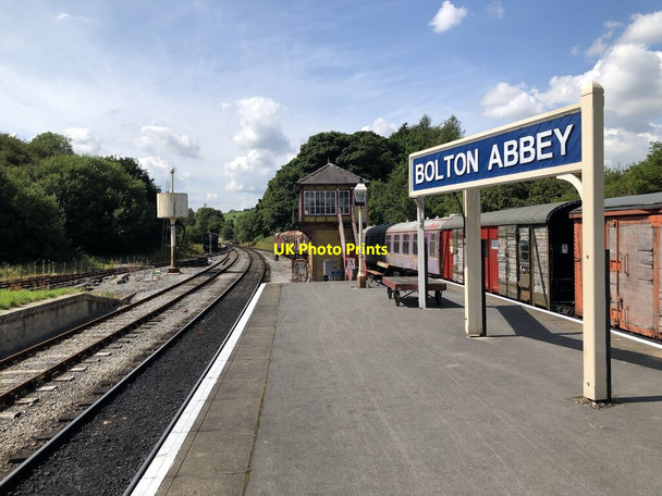 Photo 6"x4" Bolton Abbey Railway Station Bolton Bridge c2021