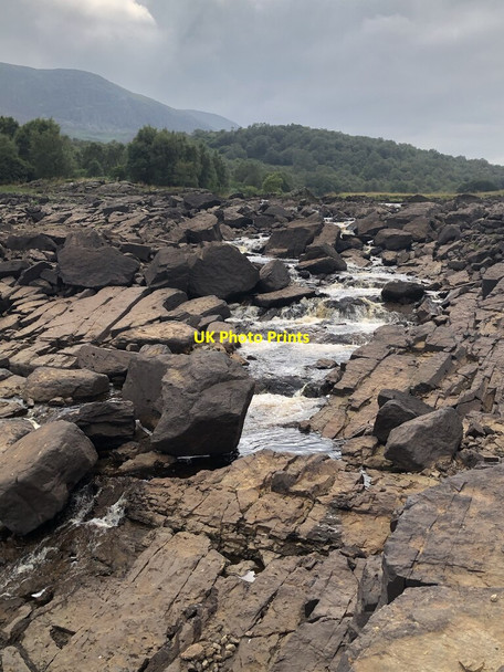 Photo 6"x4" Afon Tryweryn entering Llyn Celyn Llidiardau\/SH8738 c2021