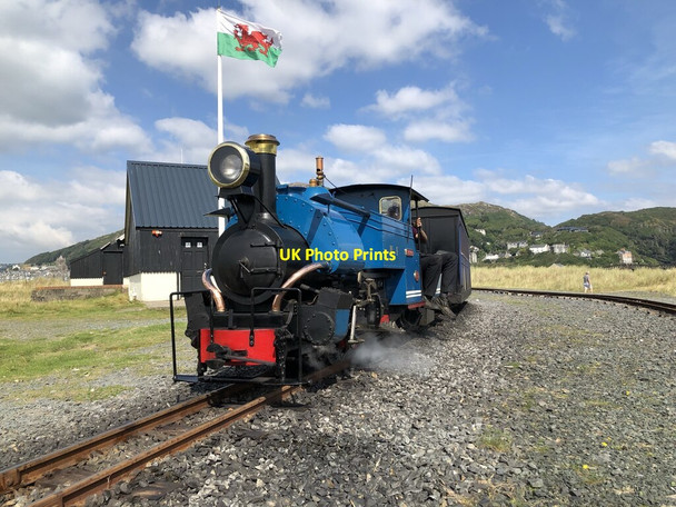 Photo 6"x4" Fairbourne Railway Locomotive Barmouth\/Abermaw c2021