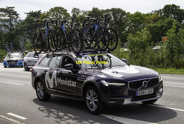 Photo 6"x4" AJ Bell Tour of Britain Glan-y-wern\/SH6034 c2021 P1